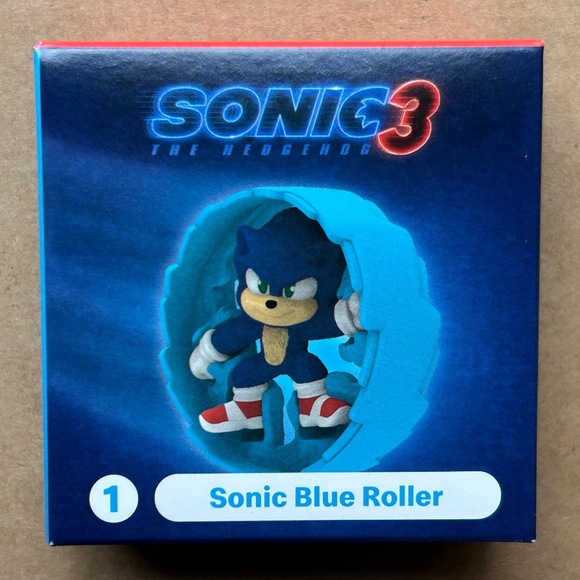 2024 McDonald’s Sonic The Hedgehog 3: #1 Sonic Blue Roller NIB - Picture 1 of 1